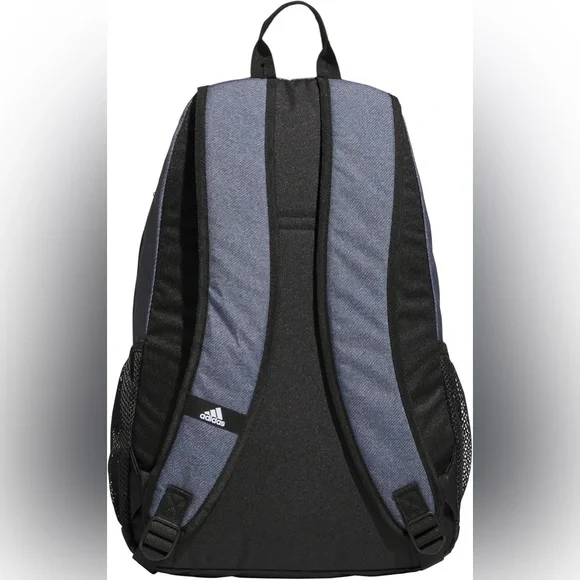 adidas Foundation Laptop Backpack Twill Onix Grey Black OSFA Brand New - Picture 2 of 7